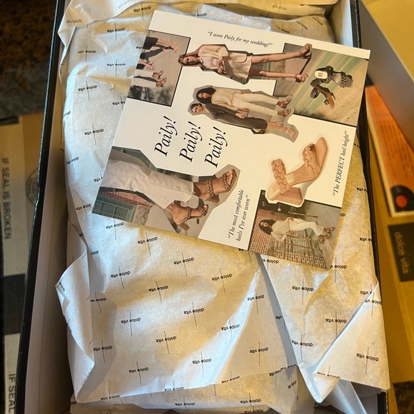 New in box Dolce Vita Paily Heels in Copper Multi Stella - Picture 6 of 6